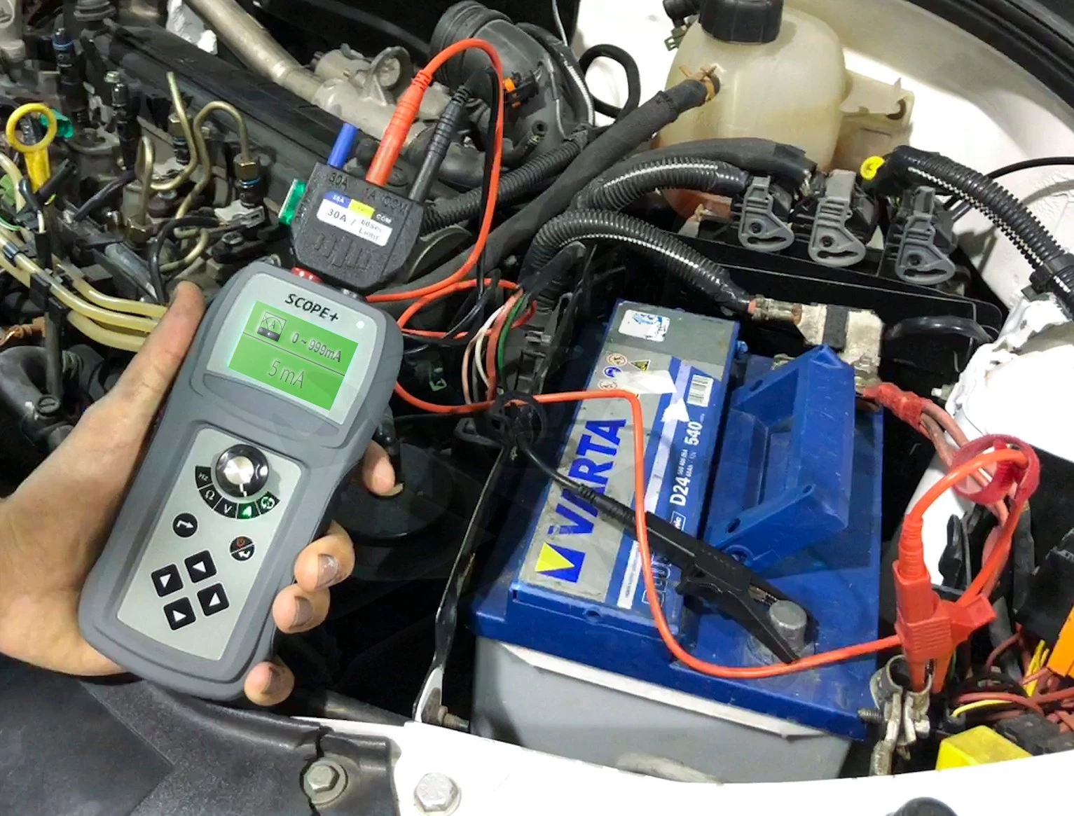 Autóipari multimeter-teszter 0-50 V DC - Scope+ Tester - Hubitools - Image 3