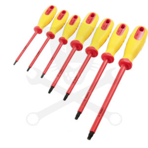 Szigetelt VDE 1000 V-os Torx csavarhúzó klt, 7 db-os  T10 - T40