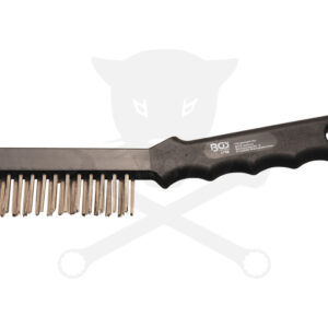 Drótkefe Féknyereg tisztító kefe - acél - 220 mm - BGS