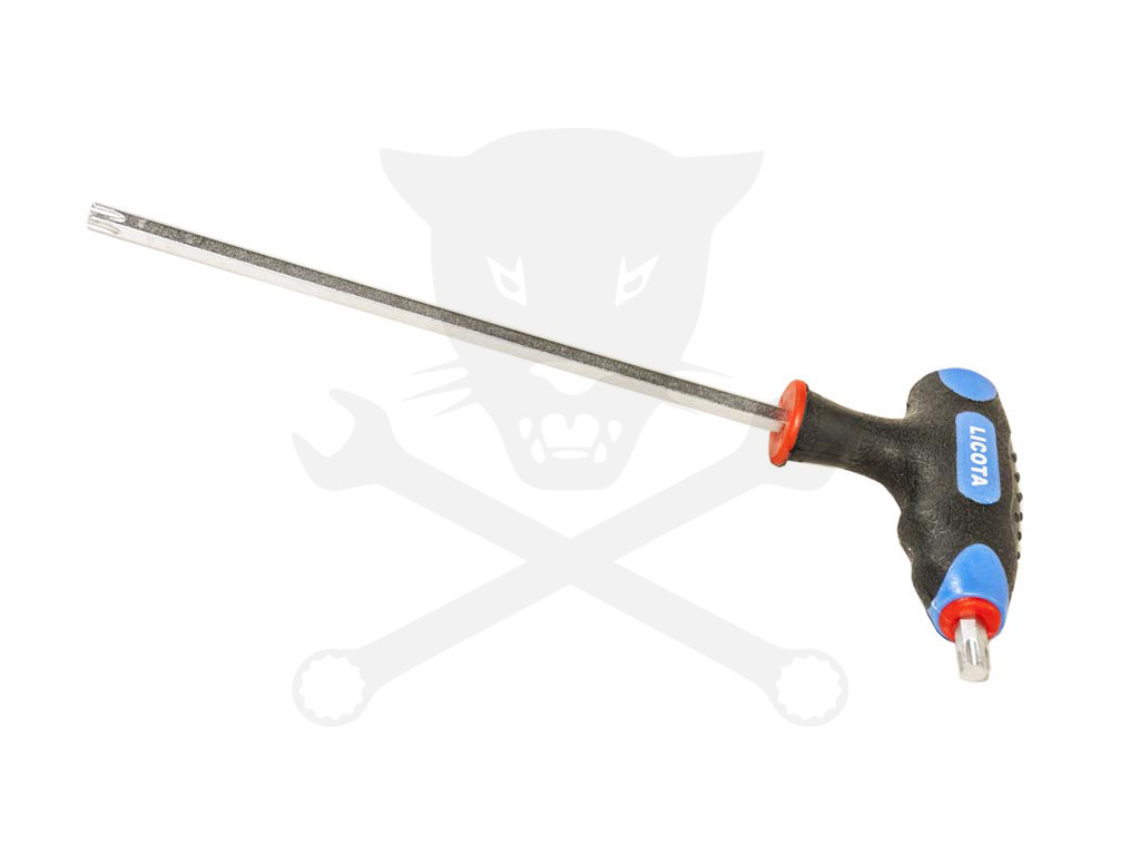 Torx kulcs T-fogós, T25-ös Licota
