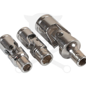 Bit tartó adapter kardán csuklós készlet 3 db-os 1/4"-3/8"-5/16" - Laser