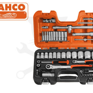 Dugókulcs készlet 1/4" - 1/2" 4-32 mm 12 szögű 56 db-os - Bahco