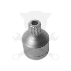 Rátűzőkulcs - crowa+bit 3/4" XZN - Spline M18 mm furatos