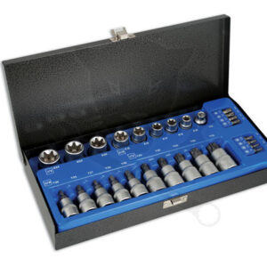 Torx készlet külső/belső E-torx 27 db-os - Laser