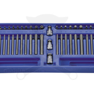 Tálcás Genius bithegy készlet torx + imbusz 47 db-os 1/3