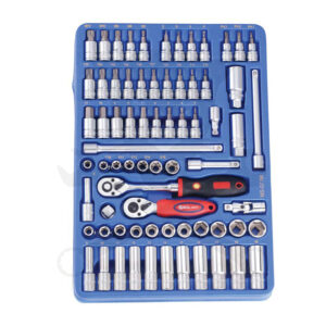 Tálcás Genius szerszám készlet 3/8"-os  METRIKUS 71 db-os - 1/2