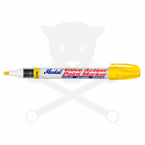 Jelölő filctoll - SÁRGA - Valve Action Paint Marker - YELLOW - MARKAL