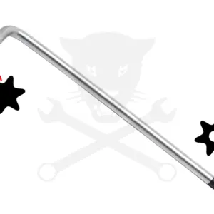 Torxkulcs "L" alakú extra hosszú T50 torx-lyukas torx - BGS