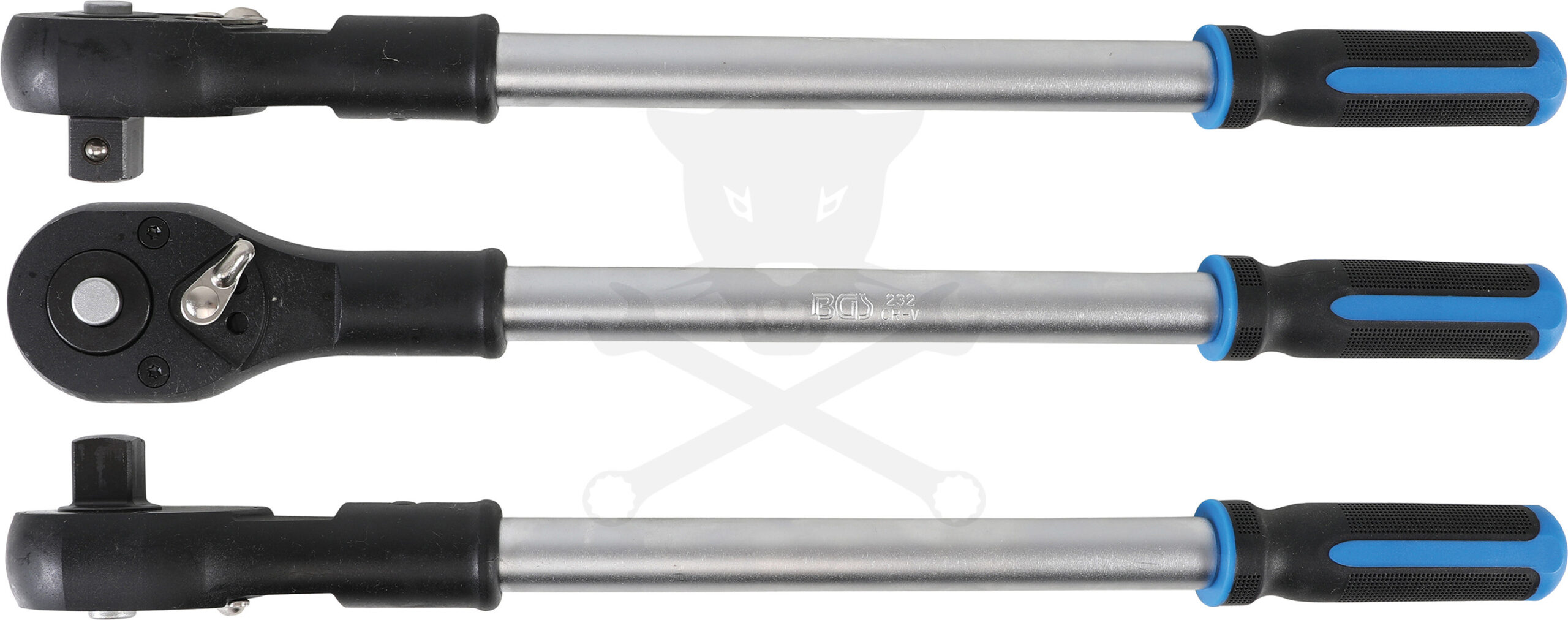 Crowa racsnis kulcs 3/4" 500 mm hosszú - gyorskioldó gombos - BGS