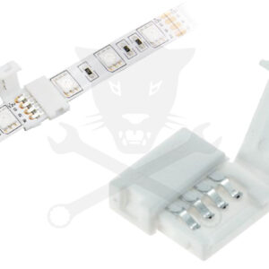 Toldóelem, nyégypólusú, pattintós - RGB LED szalaghoz ELMARK