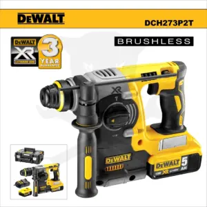 Fúró-vésőkalapács akkus 18V  2.1J 2db 5.0Ah - kefementes -  DeWalt DCH273P2T-QW