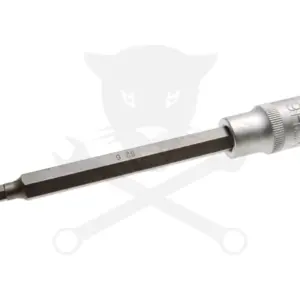 Rátűzőkulcs - crowa+bit 1/2" imbusz 6 mm x 140 mm - BGS