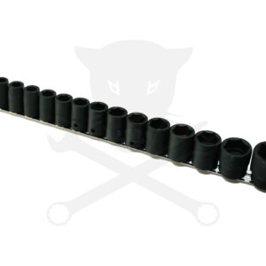 Légkulcsfej készlet 1/2" 15 db 10-30 mm 6 lapú rövid metrikus - Genius