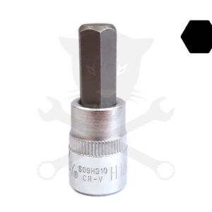 Rátűzőkulcs - crowa+bit 3/8" imbusz 10 mm