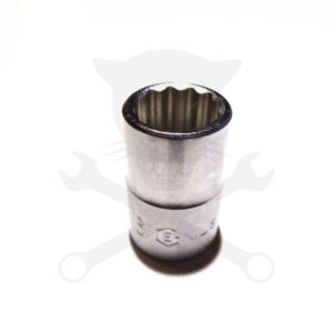 Dugókulcs - crowafej 1/2" 12 szög normál 16 mm Genius