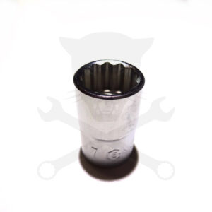 Dugókulcs - crowafej 1/2" 12 szög normál 17 mm Genius