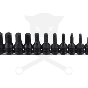 Légkulcs imbuszfej készlet 1/2" 5-19 mm 11 db-os Genius