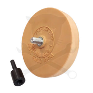 Fólia radír - vanília korong 4000 RPM menetes + adapter - extra puha