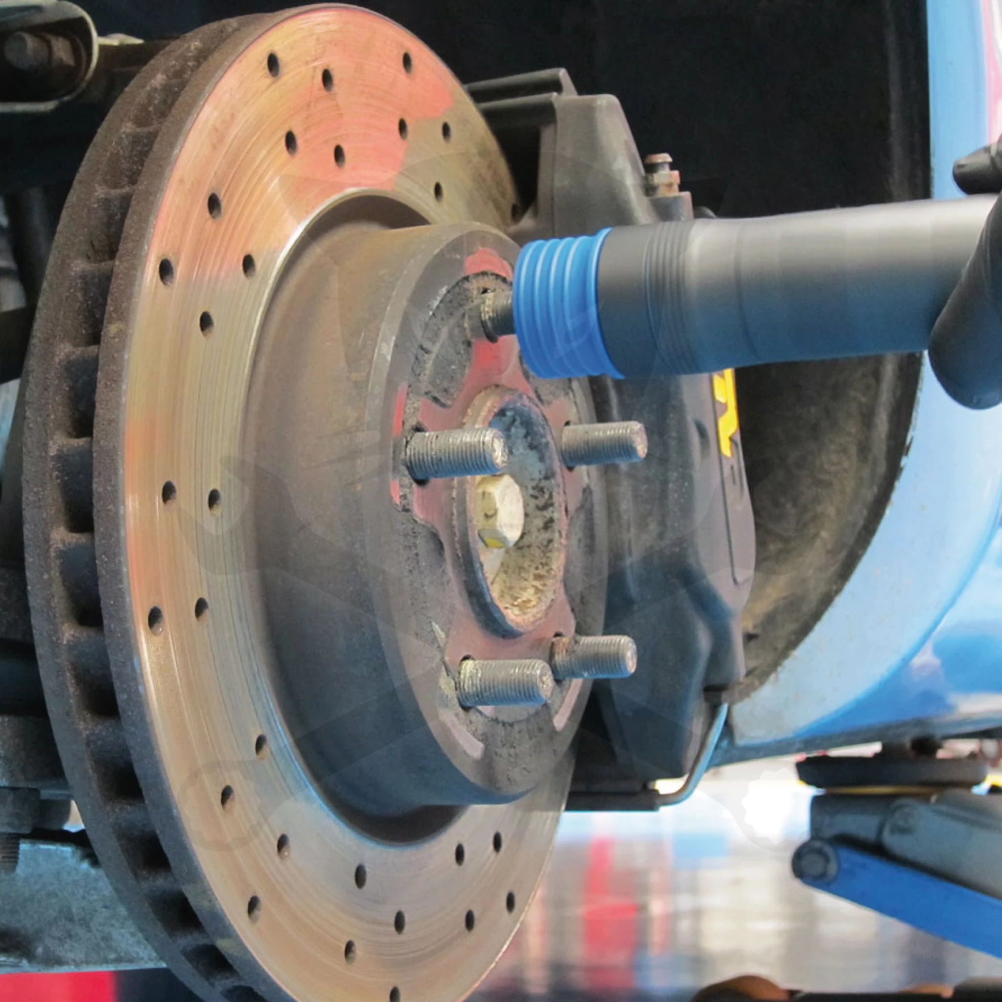 Kerékcsavar és tőcsavar menet-tisztító 6+2 db-os készlet - Laser Tools - Image 4
