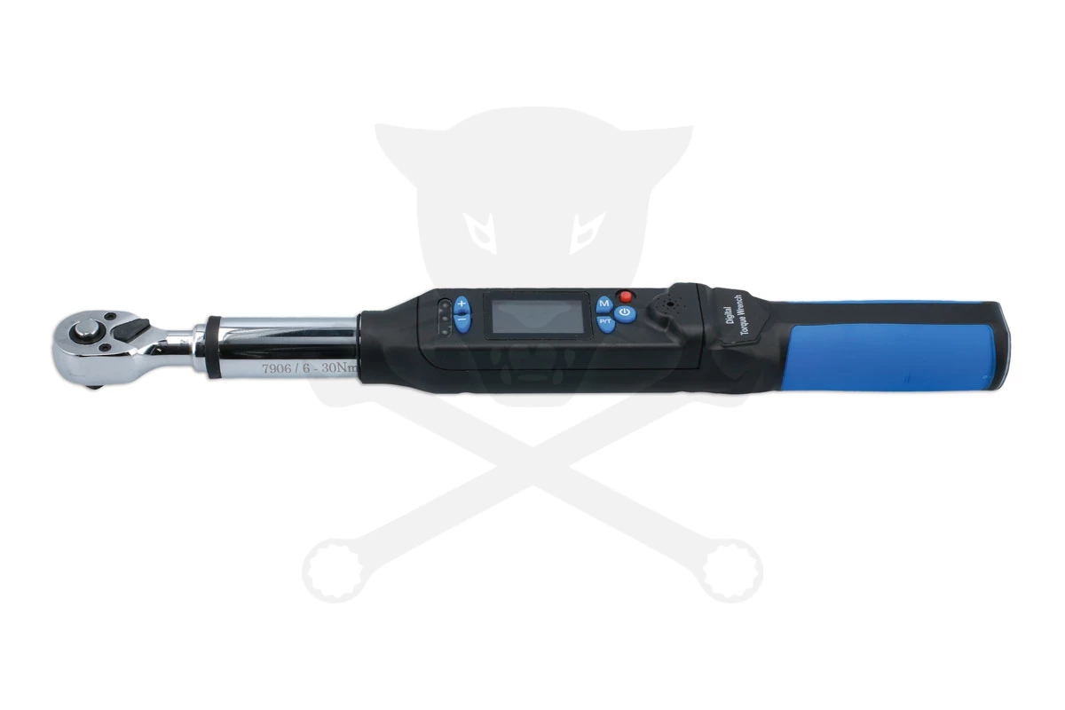 Nyomatékkulcs, digitális + szögelfordulás mérő 6-30 Nm 3/8" - Laser - Image 2