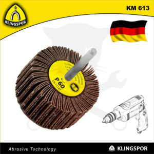 Lamellás csiszoló (szaturnusz) csapos 60x40 / 6 mm P60 - Klingspor