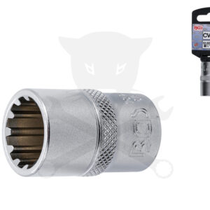 Dugókulcs - crowafej 1/2" Gear Lock normál 16 mm BGS