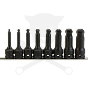 Légkulcs imbuszfej készlet 1/2" 5-19 mm 8 db-os gömbölyű Genius