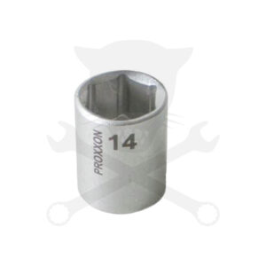 Dugókulcs - crowafej 1/4" 6 lap normál 14 mm Proxxon