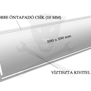 Homokfúvó szekrényhez fólia 220/350/420-hoz 1 db ABLAKRA 550 x 250 mm