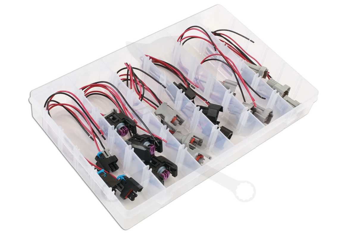 Injektor elektromos csatlakozó készlet Delphi, Denso 18 db-os - Image 2
