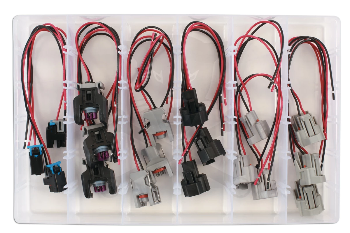 Injektor elektromos csatlakozó készlet Delphi, Denso 18 db-os - Image 4