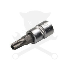 Rátűzőkulcs - crowa+bit 1/4" torx, furatos TPX30 BGS