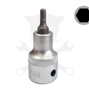 Rátűzőkulcs - crowa+bit 1/2" imbusz  4 mm