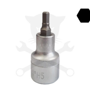Rátűzőkulcs - crowa+bit 1/2" imbusz  5 mm