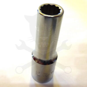 Dugókulcs - crowafej 1/2" 12 szög hosszú 12 mm Genius