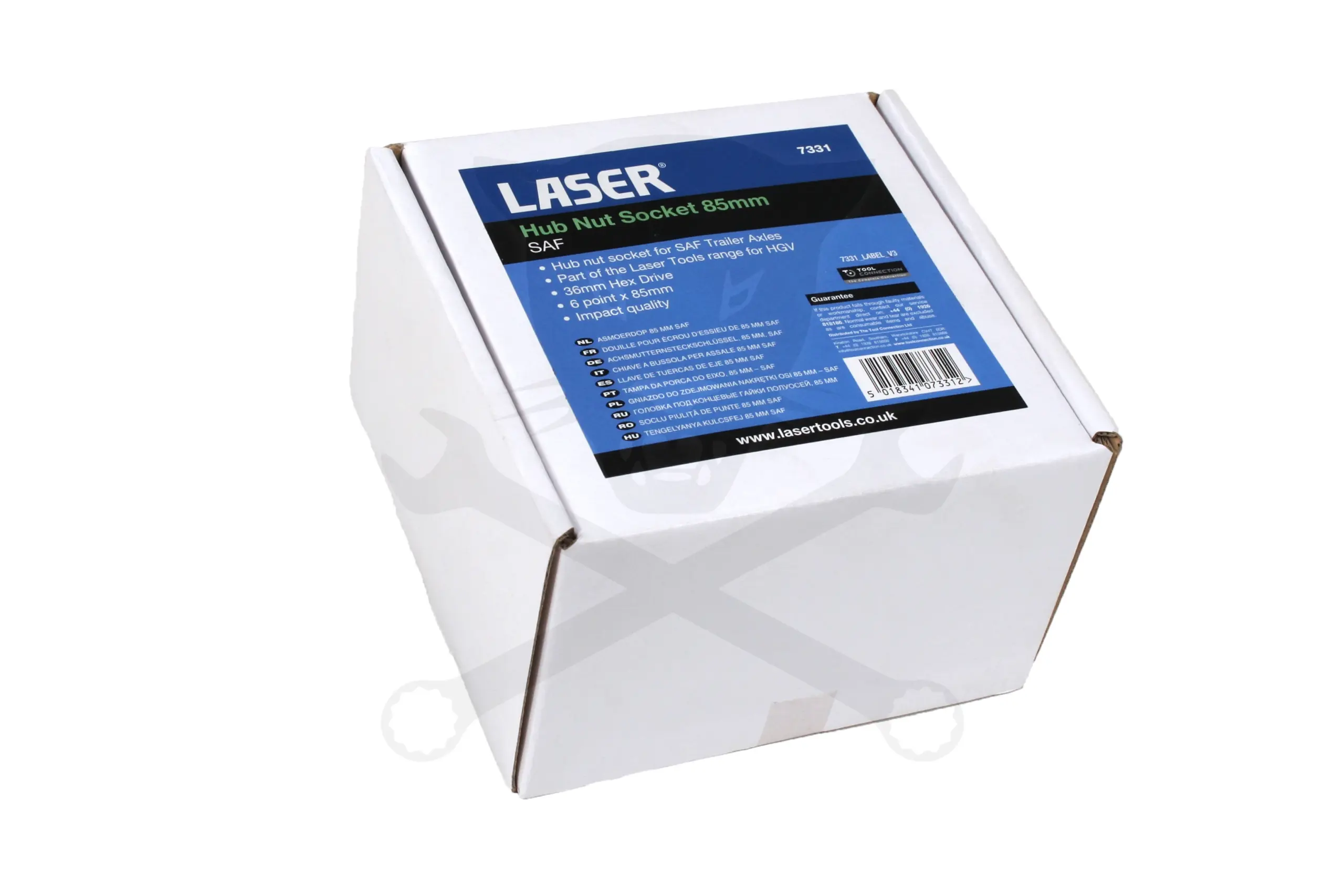 Légkulcsfej spec. 6 lapú 85 mm SAF Trailer kerékagy kulcs - Image 2