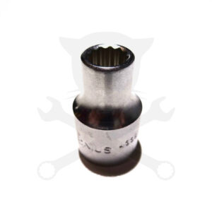 Dugókulcs - crowafej 1/2" 12 szög normál 10 mm Genius