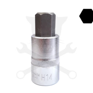 Rátűzőkulcs - crowa+bit 1/2" imbusz 14 mm