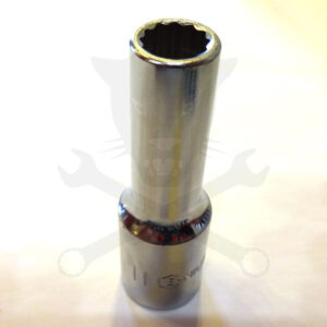 Dugókulcs - crowafej 1/2" 12 szög hosszú 11 mm Genius