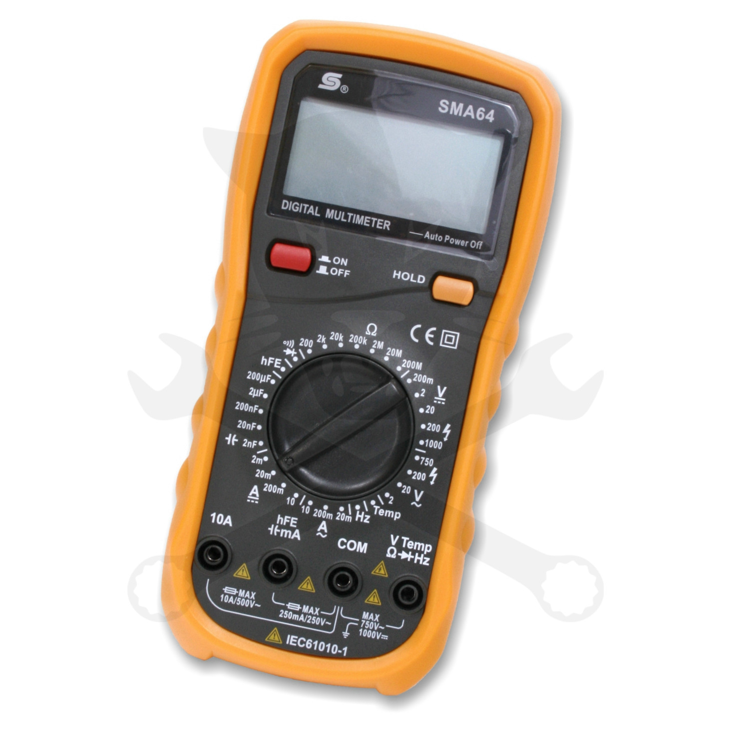Multiméter, digitális DC 1000V / AC 750V
