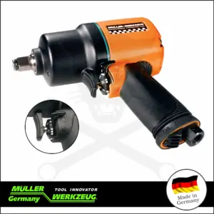Légkulcs 1/2" 1600 Nm - egykezes működtetés - Narancs - MÜLLER