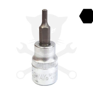 Rátűzőkulcs - crowa+bit 3/8" imbusz  3 mm