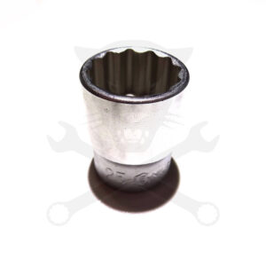 Dugókulcs - crowafej 1/2" 12 szög normál 25 mm Genius