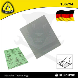 Csiszolópapír ív 230x280 mm P 1500 - vízálló - PS11A Klingspor