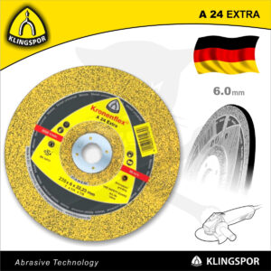 Tisztítókorong 230x6.0 mm A24 Extra - acél - Klingspor