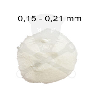 Szóróanyag elektrokorund fehér EK 80 = 0.15 - 0.21 mm -25 kg