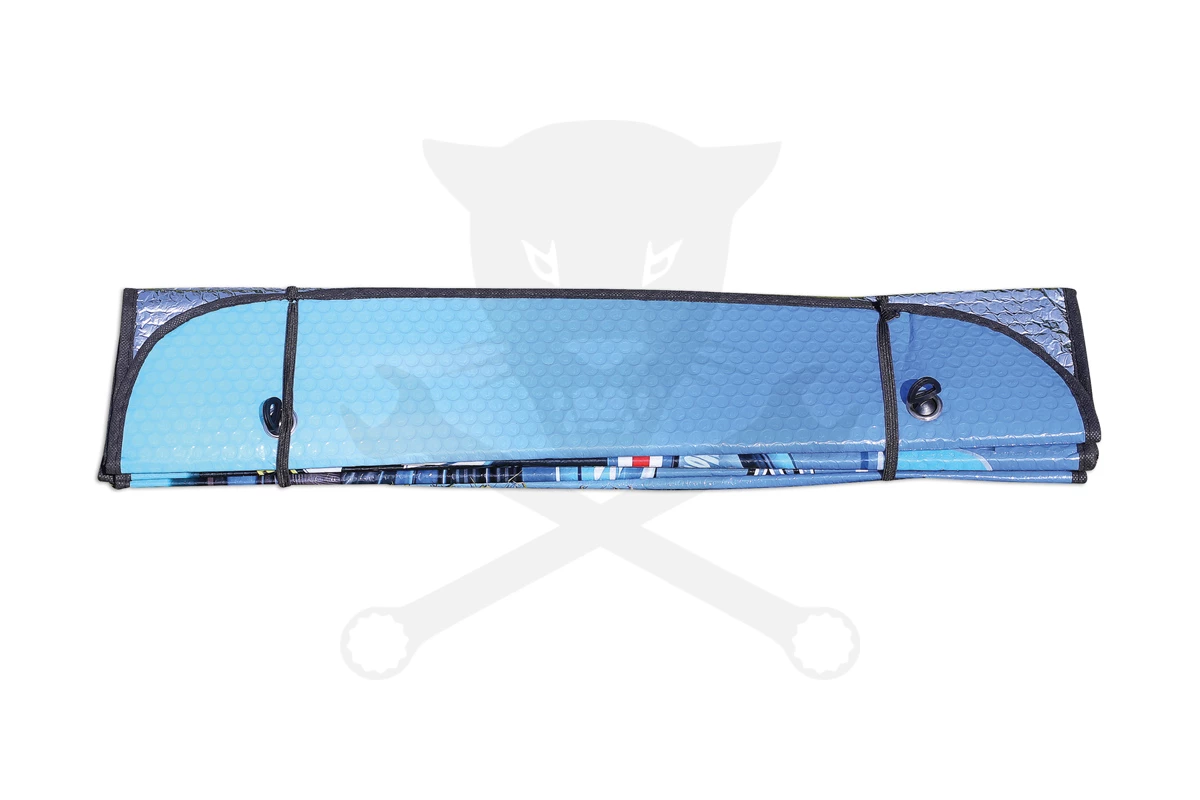 Autós szélvédő napellenző, napvédő - 130 x 60 cm - Laser Tools Racing - Image 4