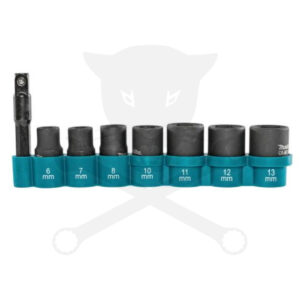 Dugókulcs készlet 1/4" 8 db-os 6-13 mm -  Makita