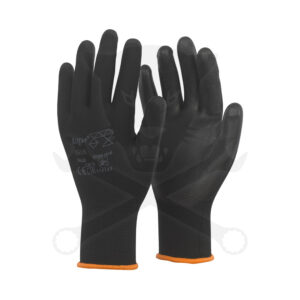 Kesztyű - szerelőkesztyű - fekete -  6 / XS
