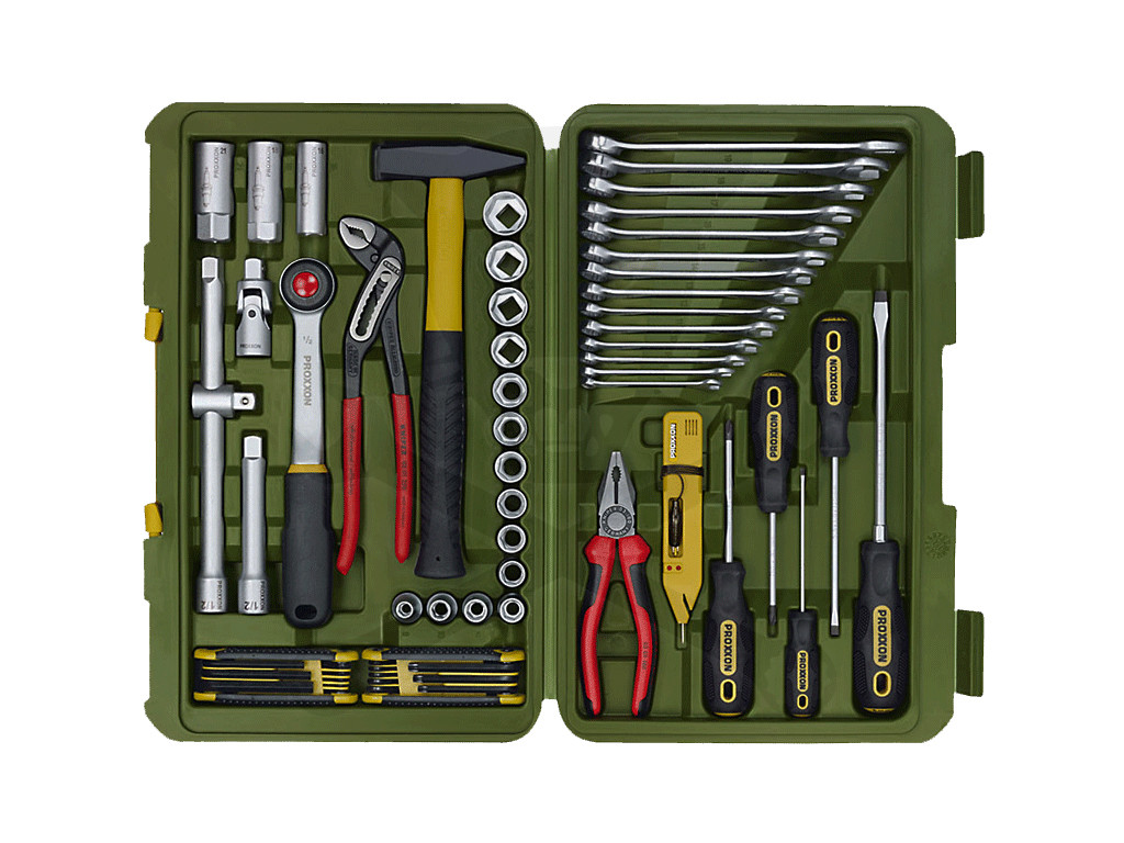Szerszámkészlet 43 db-os koffer 1/2" Proxxon
